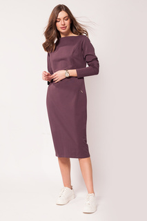 Платье женское Vilatte D42.196 фиолетовое 44