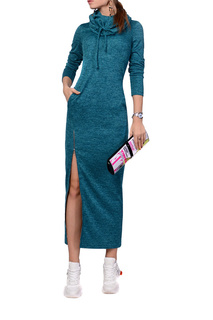 Платье-толстовка женское FRANCESCA LUCINI F14717-1 зеленое 48