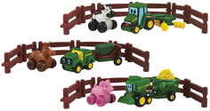 Игровой набор Tomy John Deere Приключения трактора Джонни и его друзей на ферме