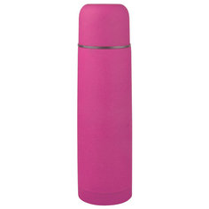 Термос LAIMA классический с узким горлом (2 чашки) 0,5 л, нержавеющая сталь, розовый ЛАЙМА
