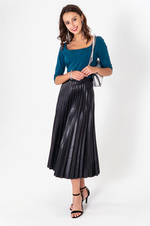 Футболка женская Vilatte D49.708 зеленая 46