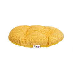 Лежанка для собак Foxie Home Vintage велюр 54x43x25см желтый