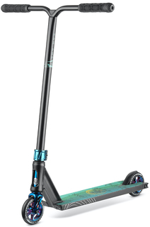 Трюковый самокат Fox V-tech 01 black/neo-blue 2021