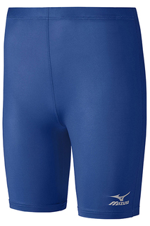 Леггинсы женские Mizuno Womens Trad Mid Tights, синий, XS