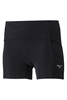 Леггинсы женские Mizuno Core Short Tight, черный, XS