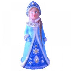 Декоративная кукла "Снегурочка", 30 см, в голубом костюме, пластизоль Батик