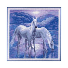 Канва с рисунком Матренин посад На рассвете, 41*41 см 1032