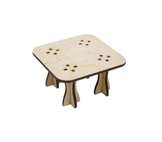 L-495 Деревянная заготовка стол apos;Пазлыapos;, 8*5 см, apos;Астраapos; Astra