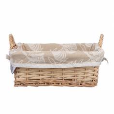 Корзина с ручками "Пальмовый лист", Д330 Ш230 В130, EW-89 M Natural House