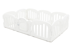 Большой детский манеж Ifam Natural с калиткой, белый