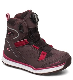 Ботинки для девочек Viking цв. бордовый р-р. 35