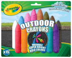 Разноцветные мелки для рисования на асфальте Crayola