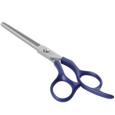 DEWAL, Парикмахерские ножницы 30 зубцов, 5,5", синие
