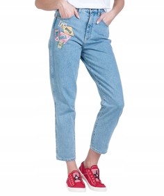 Джинсы женские Wrangler MOM JEANS HONOLULU синие 24/32