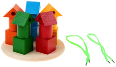 Пирамидка "Башенки цветные" Rn Toys