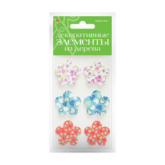 Декор из дерева Цветочки 2 Альт 2-358/11