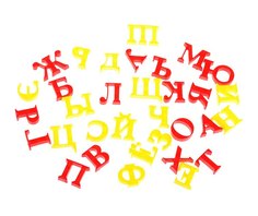 Алфавит. Буквы, 33 штуки, без магнитов Рыжий кот