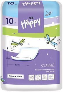 Пеленки Bella Happy Soft гигиенические 60х90 см, 10 шт.