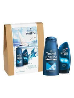 TIMOTEI / Подарочный набор Прохлада и свежесть Шампунь, Гель для душа 400+250 мл