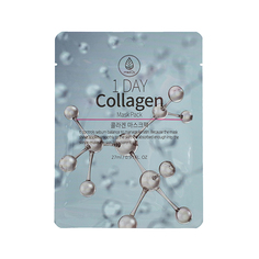 Тканевая маска для лица MedB с коллагеном,Collagen Mask, 1 Day, 27 г