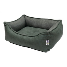 Лежанка для собак Foxie Colour замша 50x60x14см зеленый