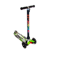 Детский самокат Scooter Maxi Принт Граффити от 3 до 12 лет