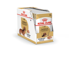 Влажный корм для собак ROYAL CANIN Dachshund Adult, такса, курица, 85г, 12шт