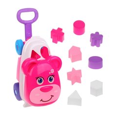 Каталка-кейс-сортер с ручкой Собака Наша Игрушка 613134