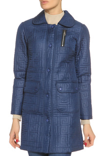 Утепленное пальто женское ФАРТ ФАВОРИТА 904 синее 46