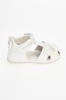 Сандалии для девочек Flamingo цв. белый р-р. 22