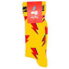 Носки унисекс Happy Socks Bowie_Flashy_Bowie желтые 36-40 RU