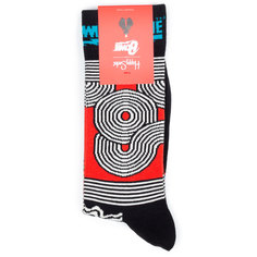Носки унисекс Happy Socks Bowie_Tokyo_Pop серые 41-46 RU