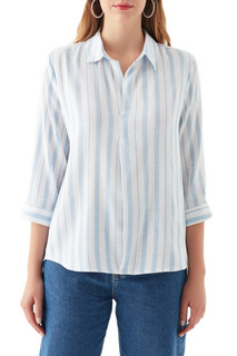 Блузка Striped Blouse Mavi