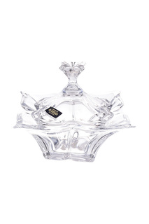 Конфетница с крышкой 20 см Crystalite Bohemia