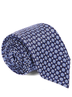 Галстук шелковый с принтом Ermenegildo Zegna