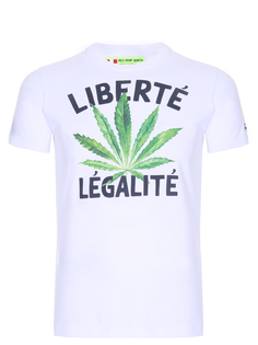 Футболка хлопковая с принтом MC2 Saint Barth