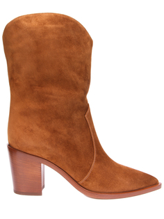 Полусапоги замшевые Gianvito Rossi