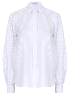 Рубашка шелковая в полоску Dorothee Schumacher