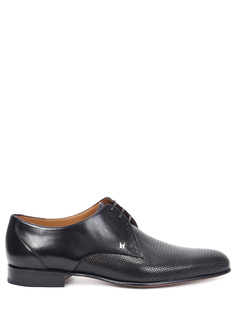 Дерби кожаные с перфорацией Moreschi