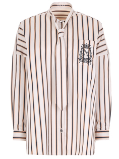 Рубашка хлопковая в полоску Naumi