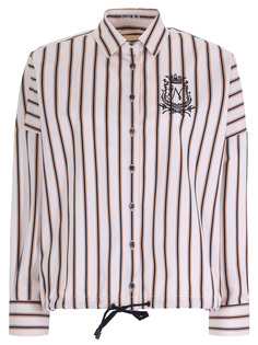 Блуза хлопковая в полоску Naumi