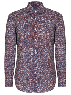 Рубашка Slim Fit с принтом Barba