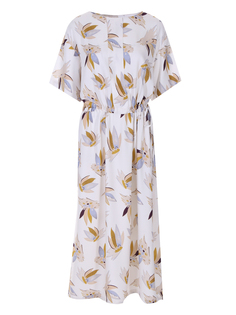 Платье из вискозы с принтом Tak.Ori