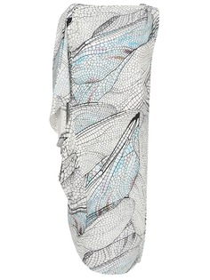 Платье шелковое с принтом Vionnet