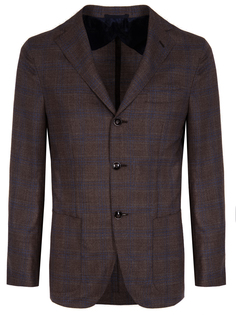 Пиджак шерстяной в клетку Barba