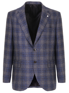 Пиджак шерстяной в клетку L.B.M. 1911