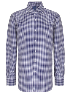 Рубашка Slim Fit в клетку Barba