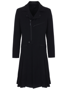 Пальто удлиненное шерстяное Yohji Yamamoto