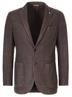Пиджак кашемировый в клетку L.B.M. 1911