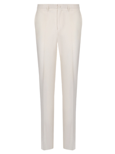 Брюки из шерсти и шелка Andrea Campagna